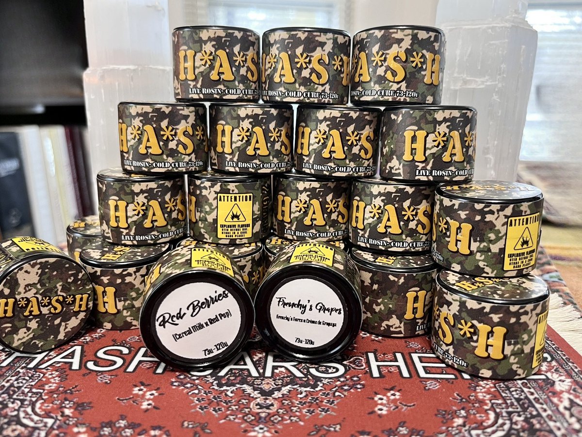 H*SH live rosin 
Red Berries &amp; Frenchy’s Grapes