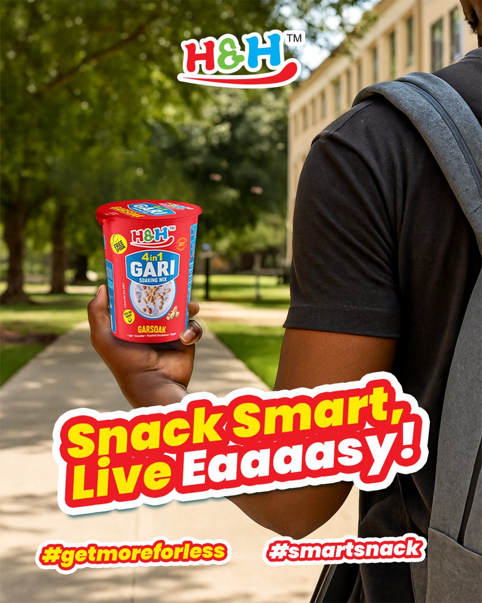 hnh_garimix's tweet image. Snack smart. Save time. Live easy. That’s the H&amp;amp;H way!

#getmoreforless #h&amp;amp;hgari
#2for5ghanacedis #smartsnack 
#Mygarimoment #weekendwithgari
#2for5challenge