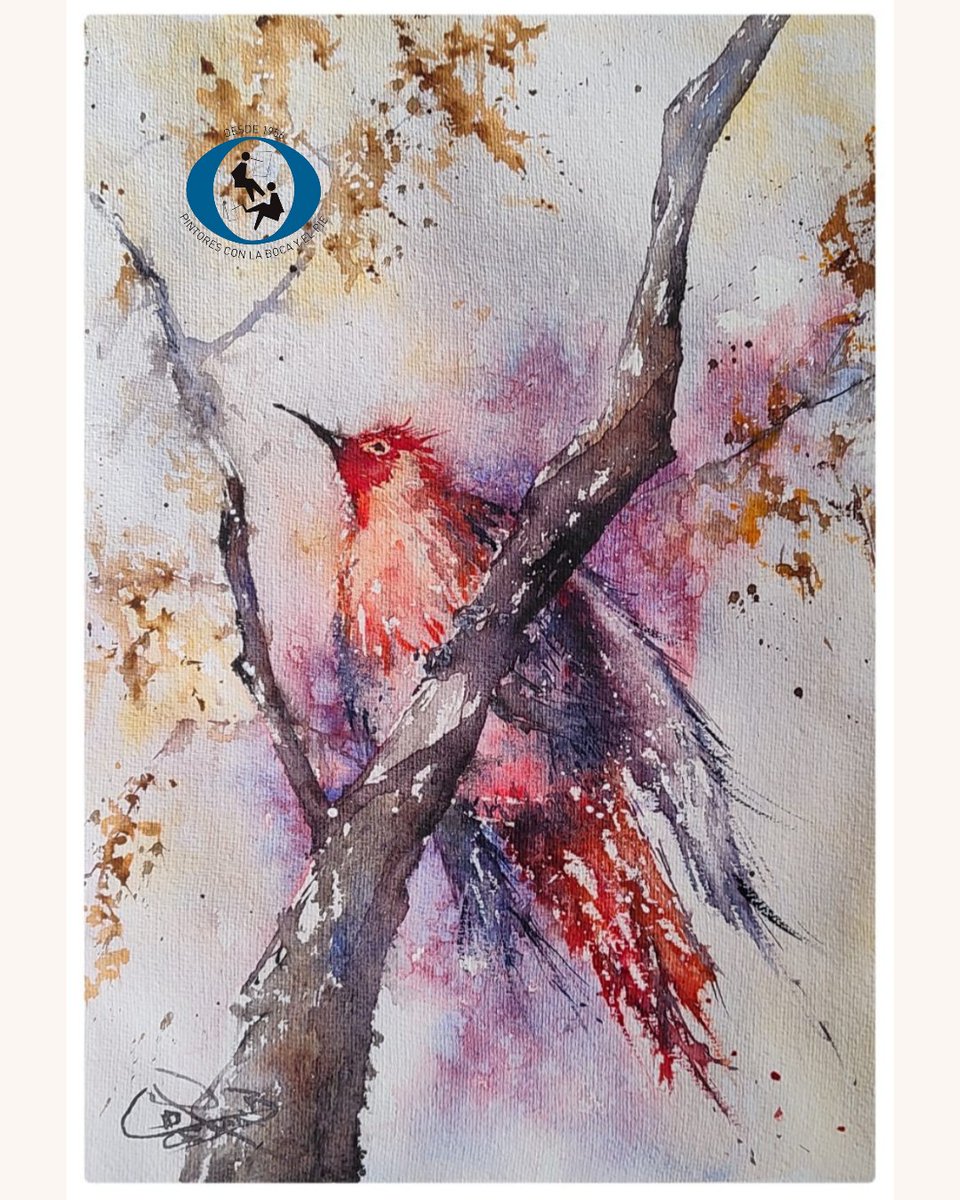 BarciaCesar's tweet photo. #artbymouth Lately I have been painting some birds !! I love how that sing, how they are conected with the naturally. They inspired me this #wathercolor I hope you can enjoy it 🎨💯☀️☺️🐦https://t.co/I8qABuSITn #mfpa #vdmfk #apbp https://t.co/FtxejcpM6q