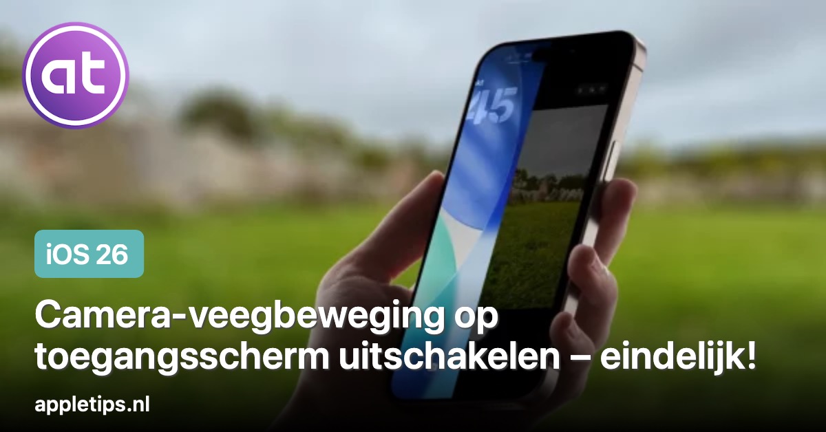 appletips's tweet image. Eindelijk! 🎉 Met iOS 26.1 kun je de camera-veegbeweging op je toegangsscherm uitschakelen. Nooit meer per ongeluk foto’s maken als je je iPhone uit je zak haalt! #iOS261 #iPhone #AppleTips - appletips.nl/camera-veegbew… #iOS