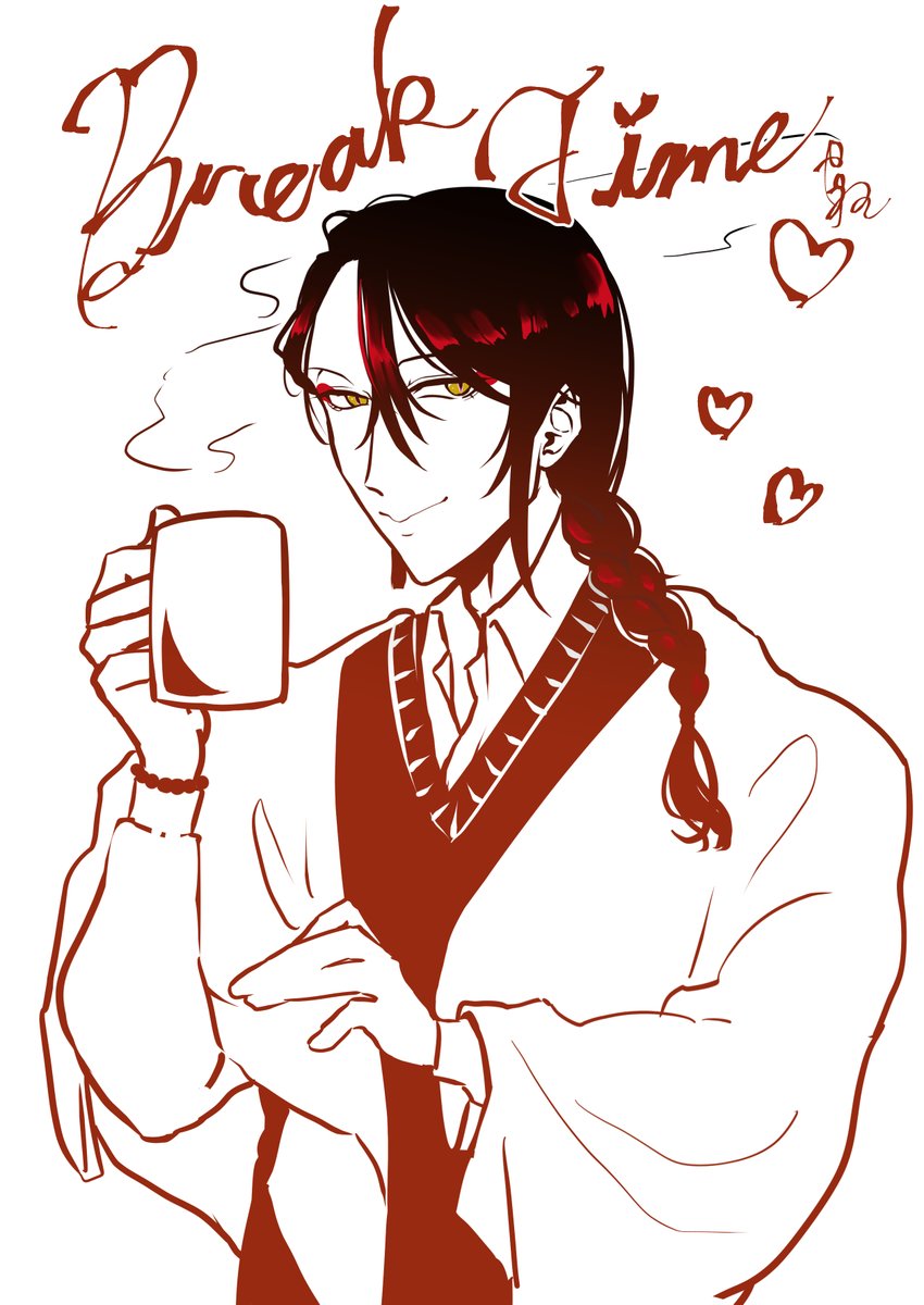 👹様の三つ編み見たいです。plaited hair！
#Akurylic