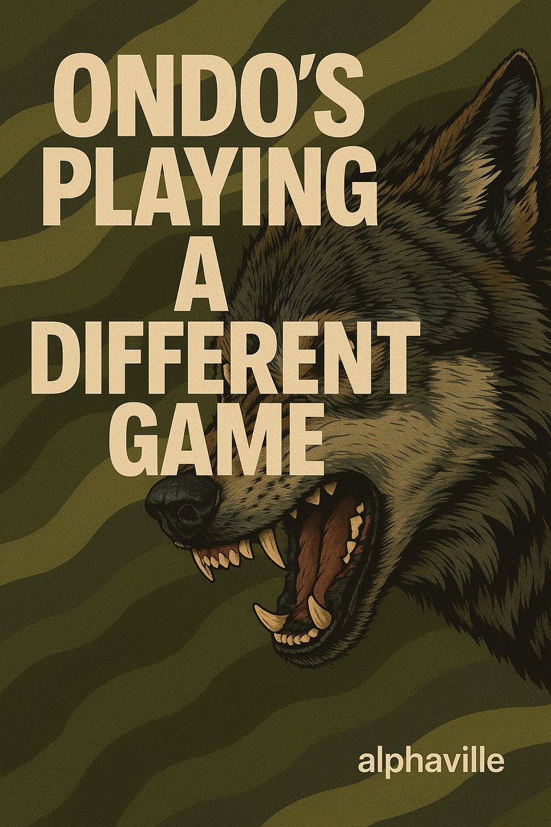$ONDO Has No Real Competition

Make no mistake — Larry Fink is a Wall Street icon. More revered than even Warren Buffett. He knows, and Wall Street knows:

Ondo’s Playing a Different Game.

Most people lump everything under RWA (Real-World Assets) like it’s one bucket. It’s not.