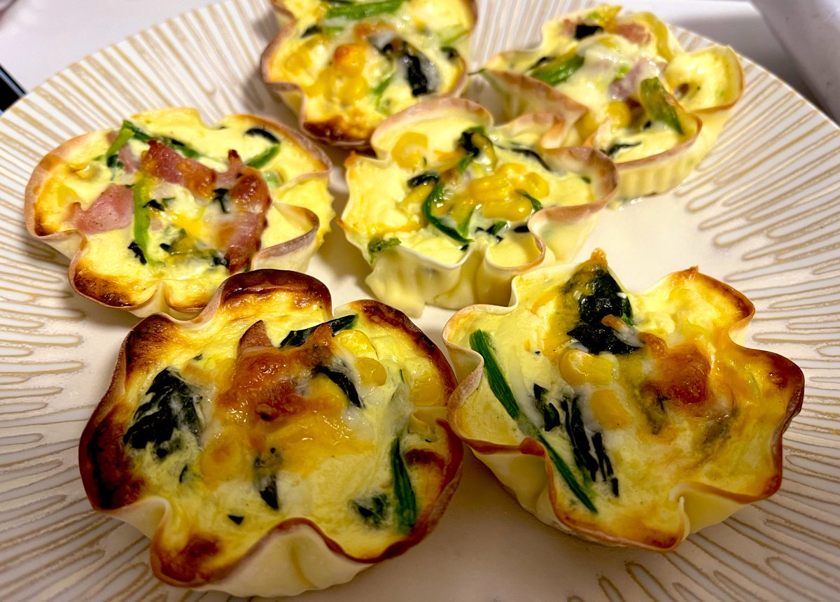 餃子の皮でオシャンティーに…