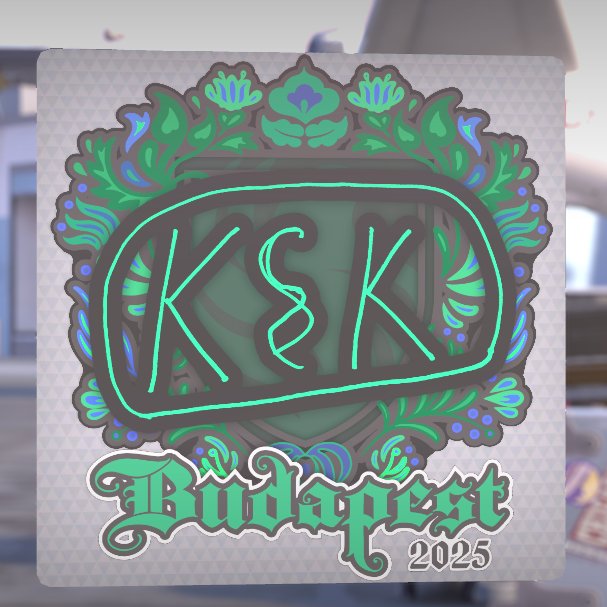 ExerpasCS's tweet image. Best looking Signature stickers for Budapest Counter-Strike 2025 Major ‼️🇭🇺
