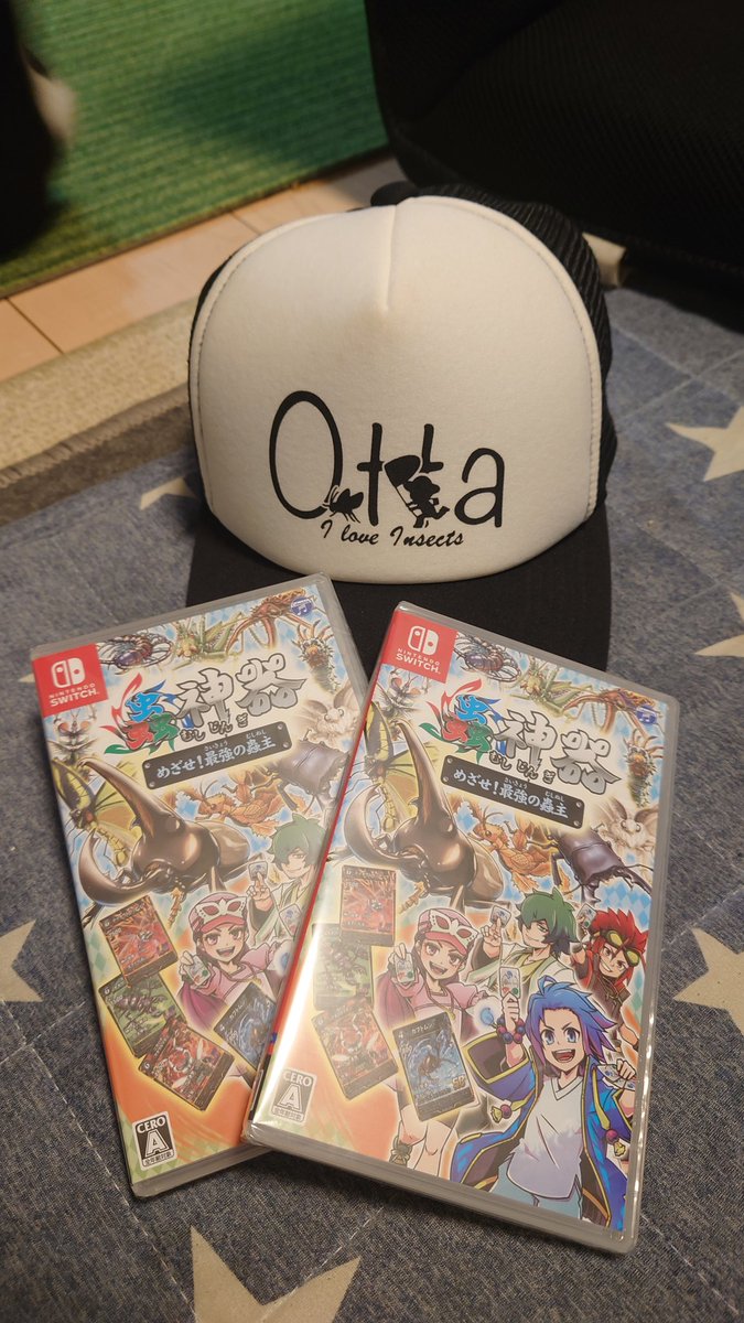 届いたー！
いつかむし岡さんとネット対戦出来ればなーｗ
＃蟲神器
#むし岡さん