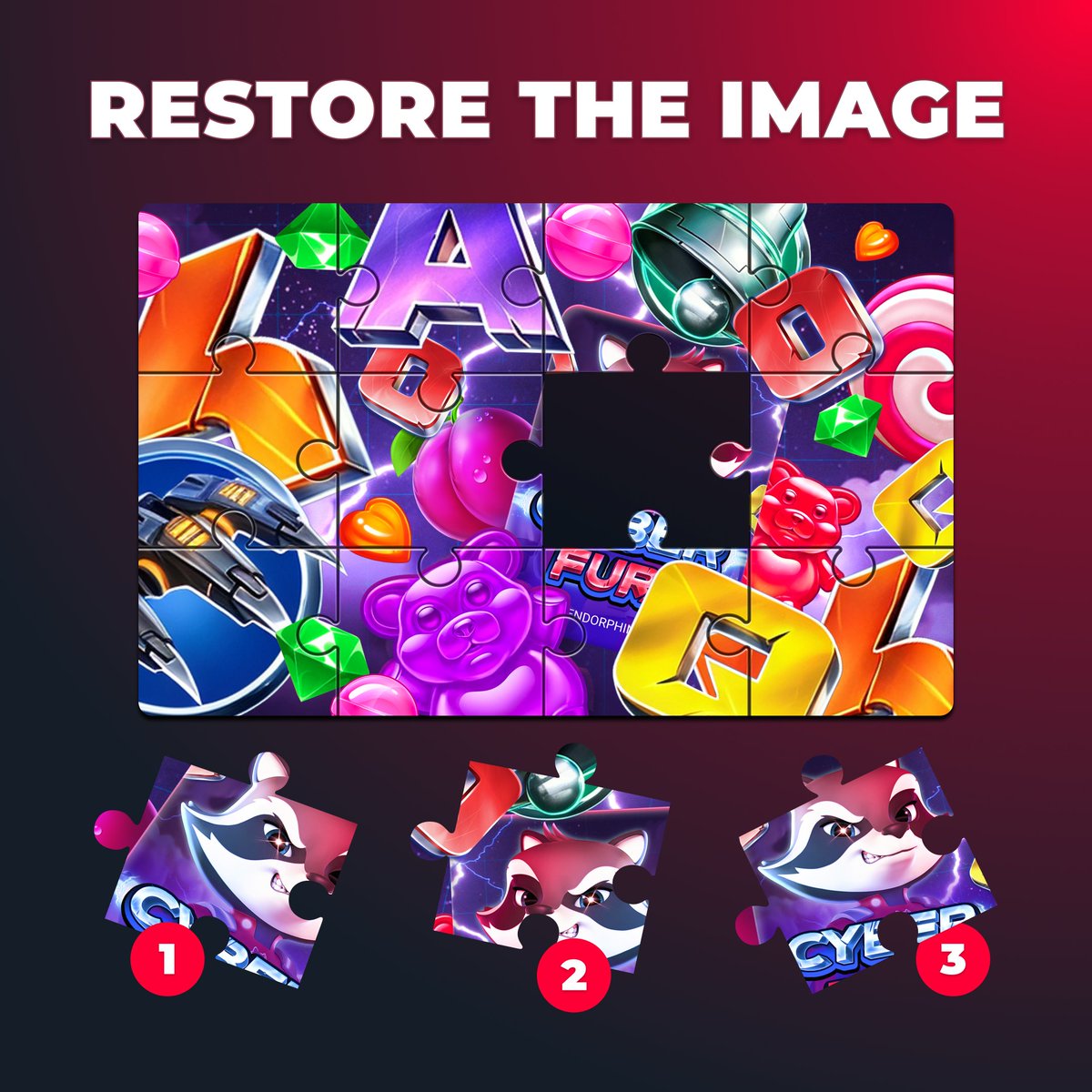 betfury_gaming's tweet image. Uh-oh.. There&apos;s been a glitch 👀
Restore the #puzzle &amp;amp; reveal today’s #top slot!

Peek here for a hint ❯ betfury.tv/Futuristic_Slo…
&amp;amp; drop 1, 2 or 3 below ↓