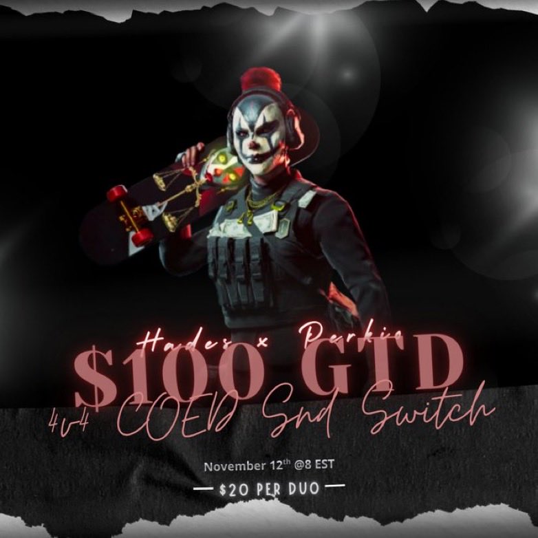 🔥CONGRATULATIONS TO THE FIRST SWITCH <a href="/hadeseyoky/">hades</a> X <a href="/oPerkioCDL/">oPerkio</a> 4v4 CO-ED SND CHAMPIONS:

🥇<a href="/AngelinaCODs/">angelina</a> <a href="/HatedJen/">𝑱𝑬𝑵♡</a> <a href="/PremeTX/">ً</a> <a href="/talitryz/">Tali</a> 

💸$1250+ POT VOTE FOR MVP IN COMMENTS