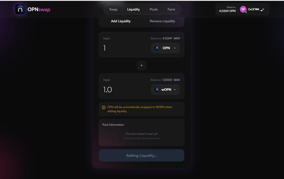 Here is my daily guide for working with the <a href="/IOPn_io/">IOPn</a> testnet:

💧 Need Tokens? Claim your faucet now!
 * Go to: faucet.iopn.tech
 * Connect your wallet/enter address &amp; complete CAPTCHA.
 * Request 2 $OPN (limit once every 24 hours).

🔄 Next Step: Test the Swap!
 * Visit: