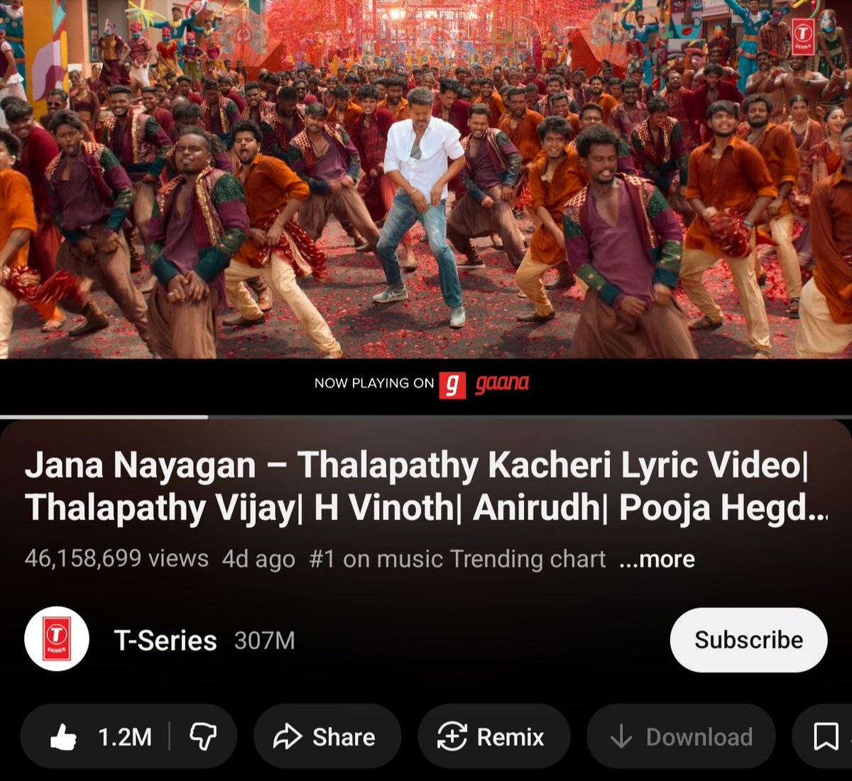 46M done fella,  jet speed 🥵🔥

#ThalapathyVijay || #JanaNayagan