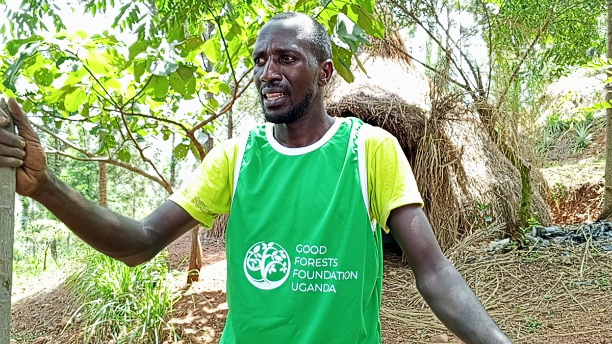 <a href="/JamesThembo_/">James_TheFORESTER🌱</a> from Good Forest Foundation Uganda highlighted their efforts to restore a green hill by encouraging clan leaders to plant trees, promoting environmental conservation and sustainability