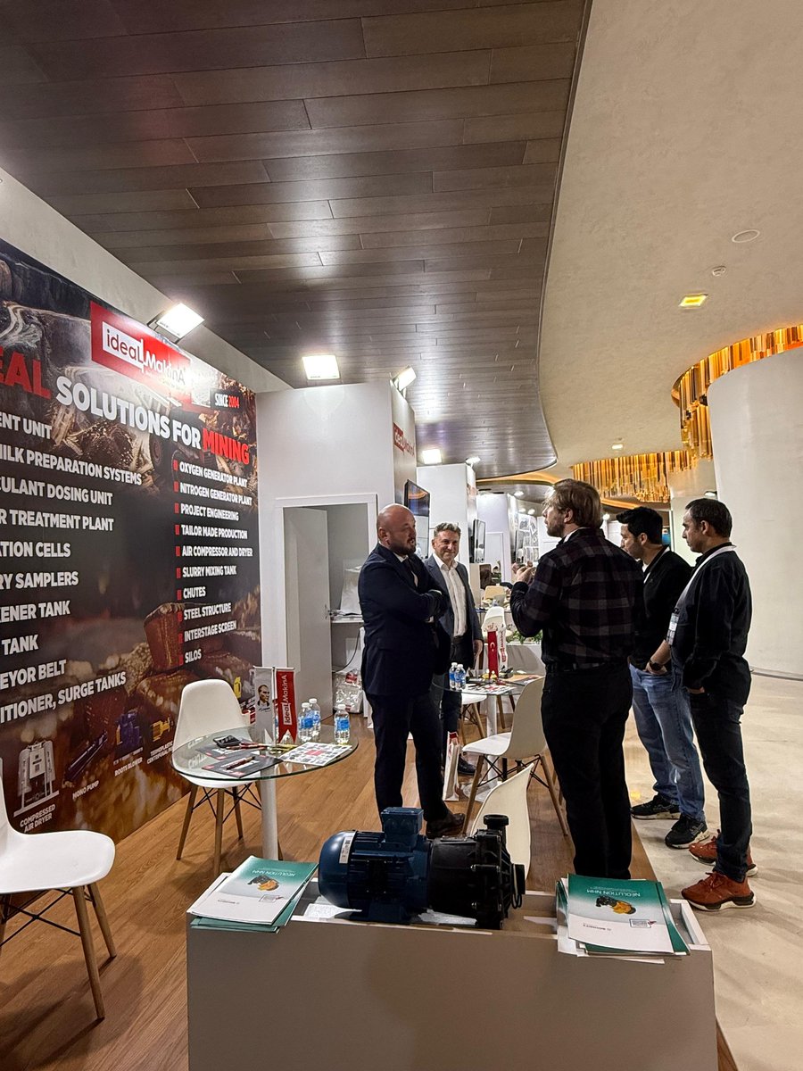 idealgrafik's tweet image. TÜRKİYE 29. ULUSLARARASI MADENCİLİK KONGRESİ VE SERGİSİ  11-14 Kasım 2025 tarihlerinde Antalya’da gerçekleştiriliyor. İdeal Makina olarak, sektörün geleceğine dair bilgi ve birikimlerimizi paylaşabilmek için yerimizi aldık.