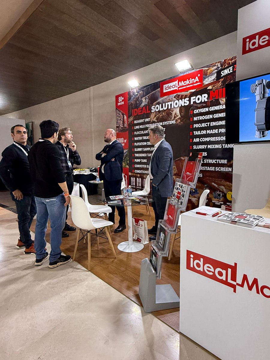 idealgrafik's tweet image. TÜRKİYE 29. ULUSLARARASI MADENCİLİK KONGRESİ VE SERGİSİ  11-14 Kasım 2025 tarihlerinde Antalya’da gerçekleştiriliyor. İdeal Makina olarak, sektörün geleceğine dair bilgi ve birikimlerimizi paylaşabilmek için yerimizi aldık.