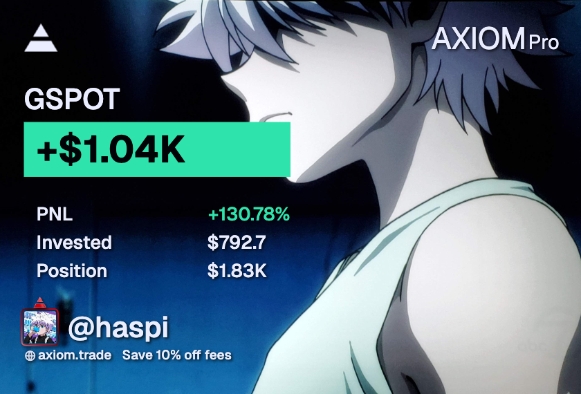 $1046 today

The road is still long, but I’ll get there.

0.2 sol to 5 random wallets, drop sol addy fam