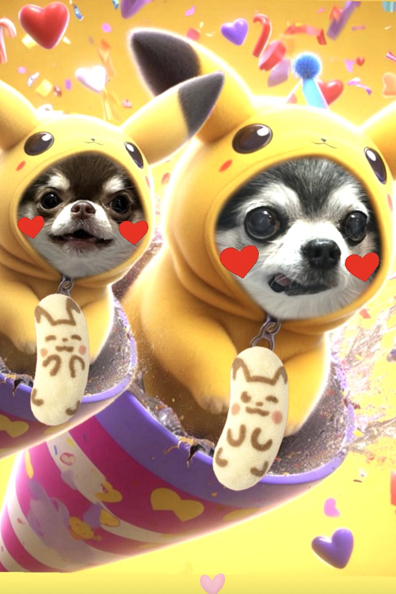 ピカチュウ大好きっ（๑◕ܫ◕๑) ❤ 東京ばな奈も大ꔛ好きですっ