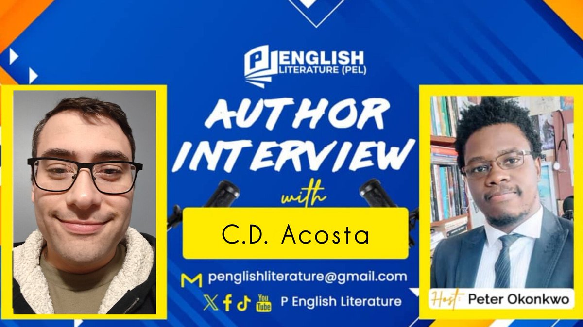 Soon on PEL, Carlos Diaz  will be coming on the show to talk about his fiction novel, Pink Tuxedo 

Stay tuned to watch here when it's live youtube.com/channel/UC-12_…

Thank you!