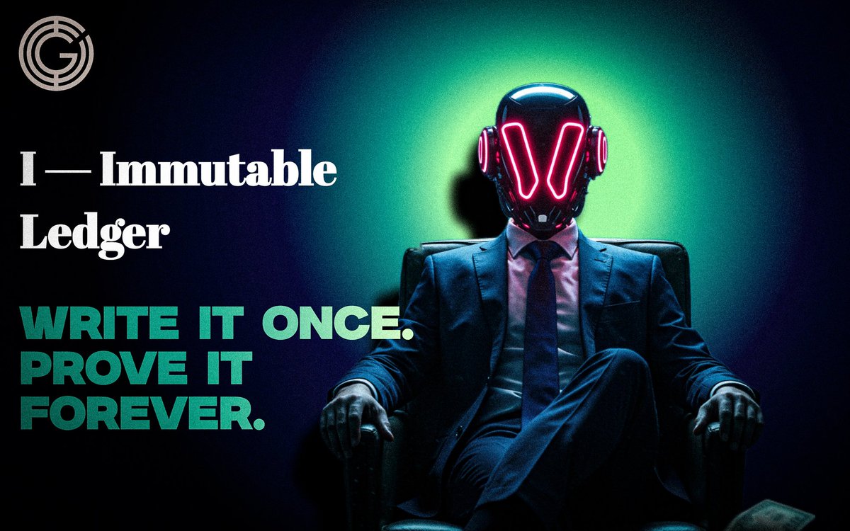 Let's Decode <a href="/GeeqOfficial/">Geeq</a> DNA 🧬 😁 

I — Immutable Ledger

Write it once. Prove it forever.

 Data on Geeq can’t be altered, deleted, or faked. A safeguard for verification in digital form.✅✅😌