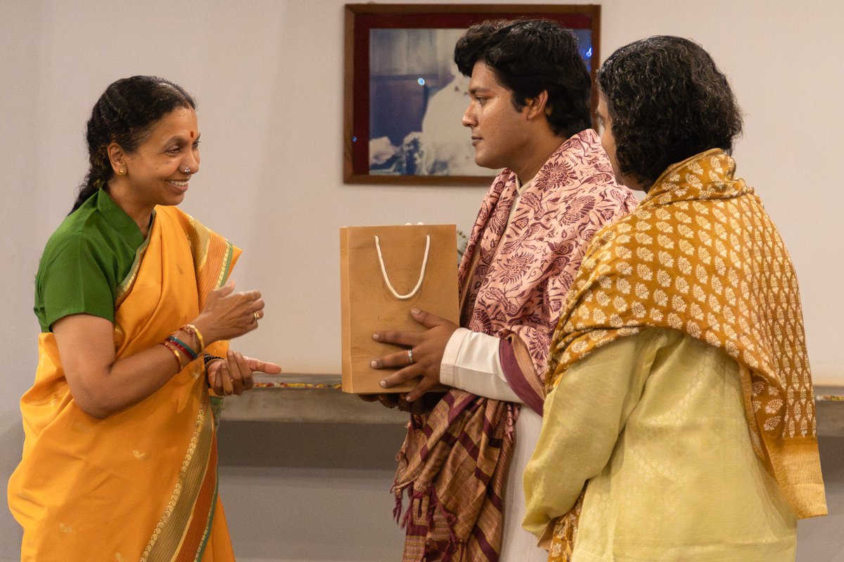 A magical evening at Bharat Nivas, immersed in soulful melodies of Shri Arnab Bhattacharya &amp; Shri Nilimesh Chakraborty. Music that touched the heart &amp; stirred the soul.

“When one listens to music in silence, one can feel the Divine Presence vibrating in the sound.” – The Mother