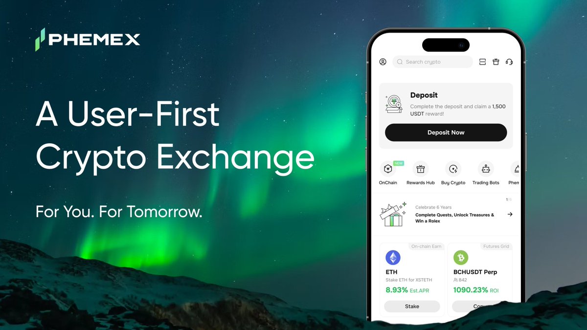 Phemex_official's tweet image. Phemex Unveils New Brand Identity: A Forward-Thinking Evolution for a User-First Future✨

New logo
New tagline: “A User-First Crypto Exchange” 
New visual identity 

Built on trust, driven by innovation, and designed #ForYouForTomorrow.

👉 Discover the full story:…