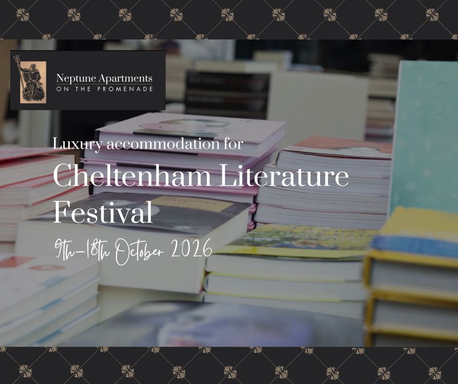 ✨ Heading to #CheltLitFest 2026 (9–18 Oct)? Stay in style at #NeptuneApartments — 12 luxurious, bespoke apartments right on #Cheltenham’s Promenade.

☕ Nespresso | 🛏️ Luxury bedding | 🚿 Deluxe bathrooms | 📶 Smart tech

Book now at neptuneapartments.co.uk/cheltenham-lit…

#VisitCheltenham