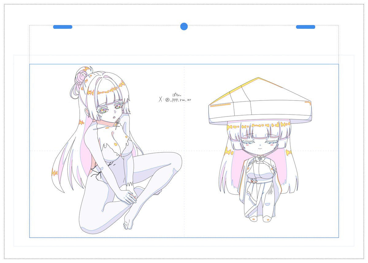 ナユタ原画風ᝰ✍🏻
#NIKKEfanart #NIKKE3周年