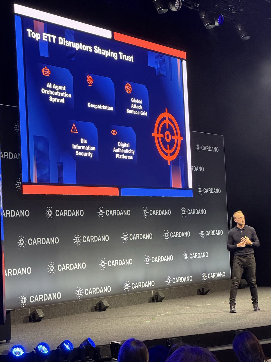 Day two of <a href="/CardanoSummit/">Cardano Summit</a> and a great speach by <a href="/Gartner_inc/">Gartner</a> by Nick McQuire showing why the blockchain and AI combination make so much sense.