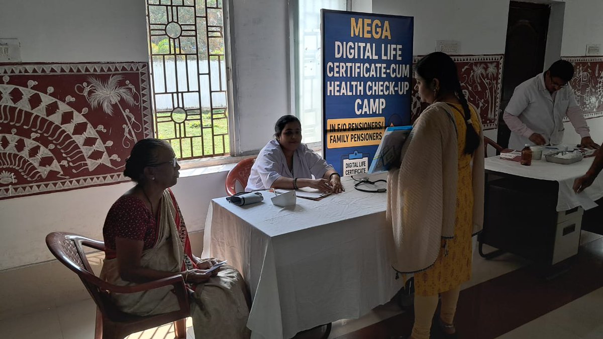 DRMKhurdaRoad's tweet image. Khurda Road Division of ECoR is conducting Mega Camps for Digital Life Certificate Submission &amp;amp; Health Check-Up to facilitate hassle-free submission by Railway Pensioners &amp;amp; Family Pensioners.

#PensionersService #DigitalIndia

#DigitalLifeCertificate #RailwayPensioners