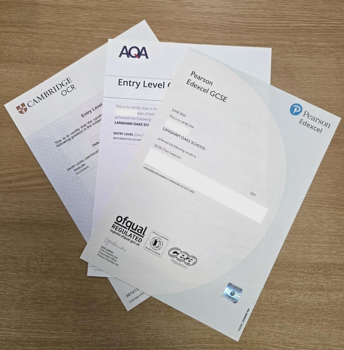 LanghamOaks's tweet image. 👉 We are pleased to confirm that the Summer 2025 GCSE &amp;amp; Entry Level Certificates have been delivered into school today, We will be forward these on to our Year 11 leavers later today. Congratulations 🏅once again to all of our Year 11 leavers. @LanghamOaks #Qualifications #SEMH