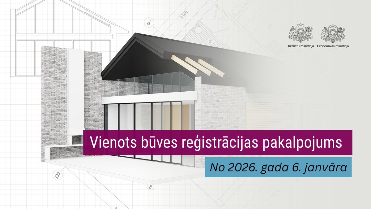 ⚖️ Saeima ceturtdien, 13.novembrī, galīgajā lasījuma atbalstīja <a href="/Tieslietas/">Tieslietu ministrija</a> virzītos  grozījumus, kas paredz pakāpenisku pāreju uz vienotu būves reģistrāciju. 

#MazināmBirokrātiju

Plašāka informācija: tm.gov.lv/lv/jaunums/no-…