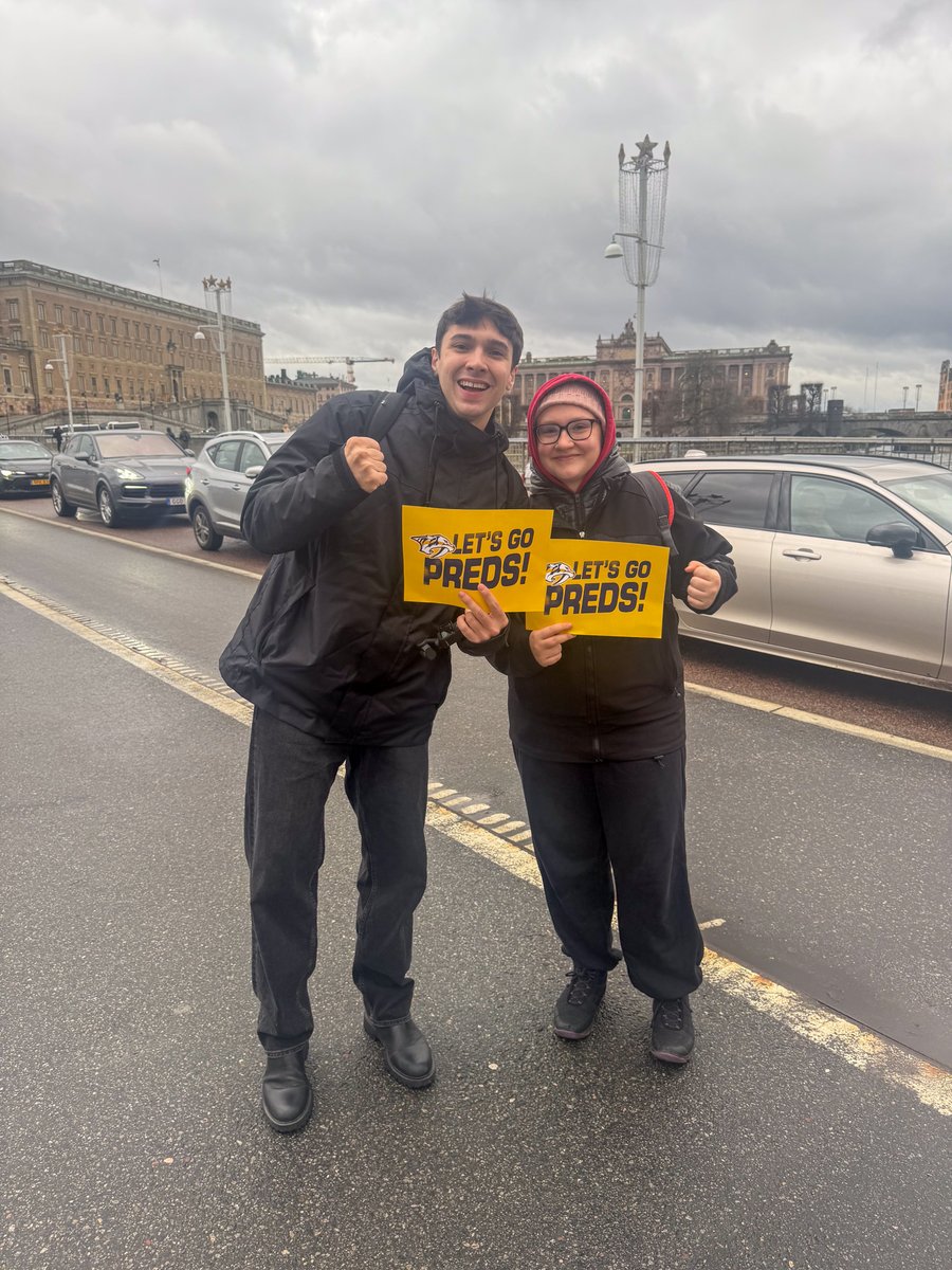 PredsNHL's tweet image. ICYMI: It&apos;s the Smashville Invasion 🤩

#NHLGlobalSeries