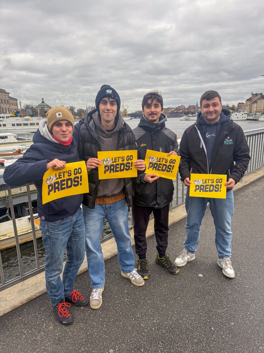 PredsNHL's tweet image. ICYMI: It&apos;s the Smashville Invasion 🤩

#NHLGlobalSeries