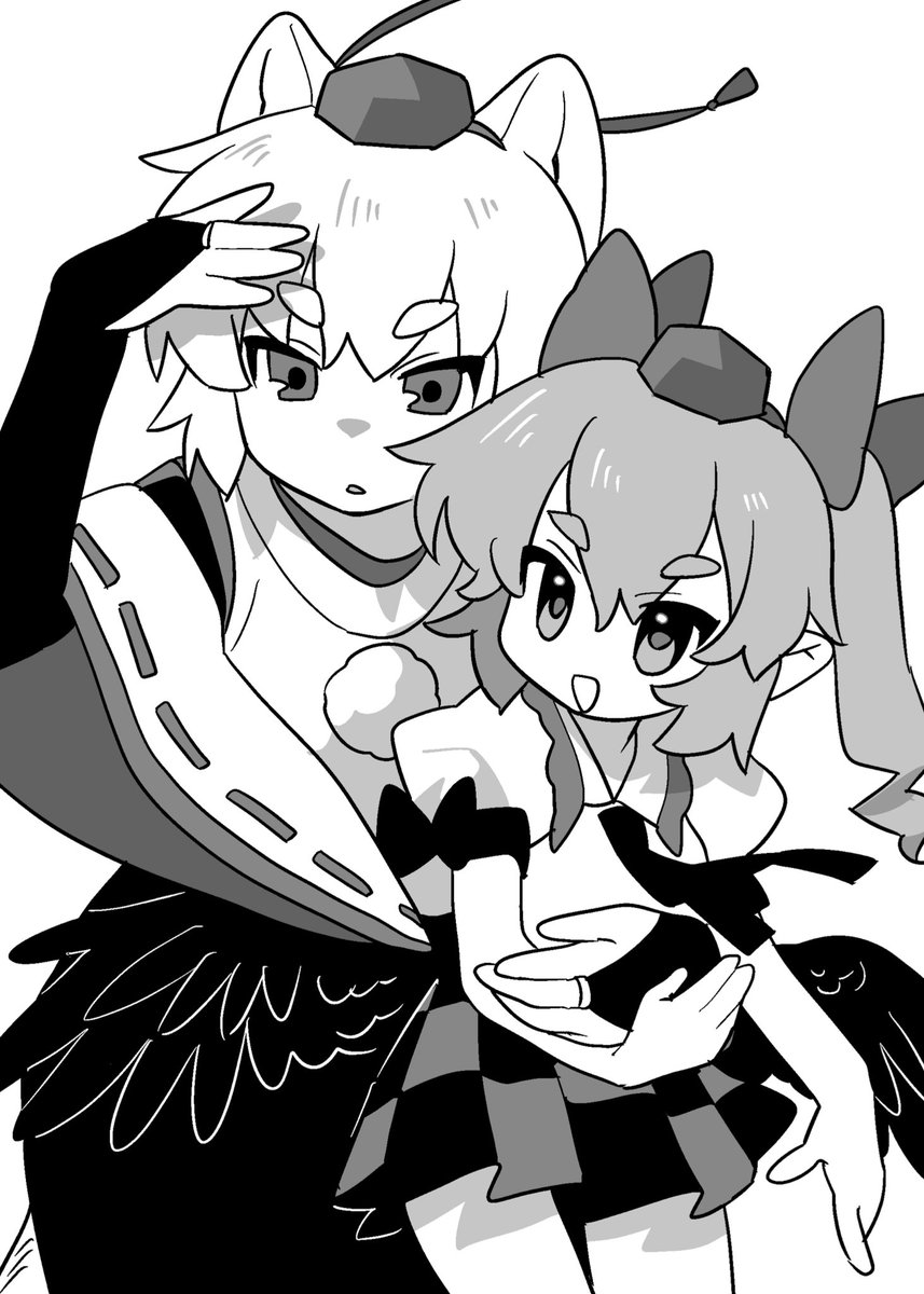 ガチアツ天狗本にはたてと椛の4コマを寄稿させていただきました🙏