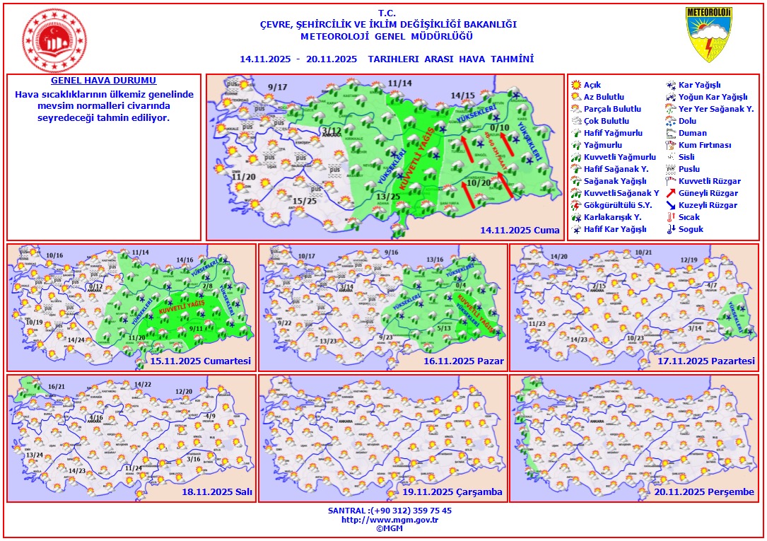 Bitlis İli Meteorolojik Değerlendirme!

📍 Bölgemiz genelinin (Van, Muş, Bitlis ve Hakkari) Cuma (14.11.2025) gününden itibaren soğuk ve yağışlı havanın etkisine girmesi beklenmektedir.