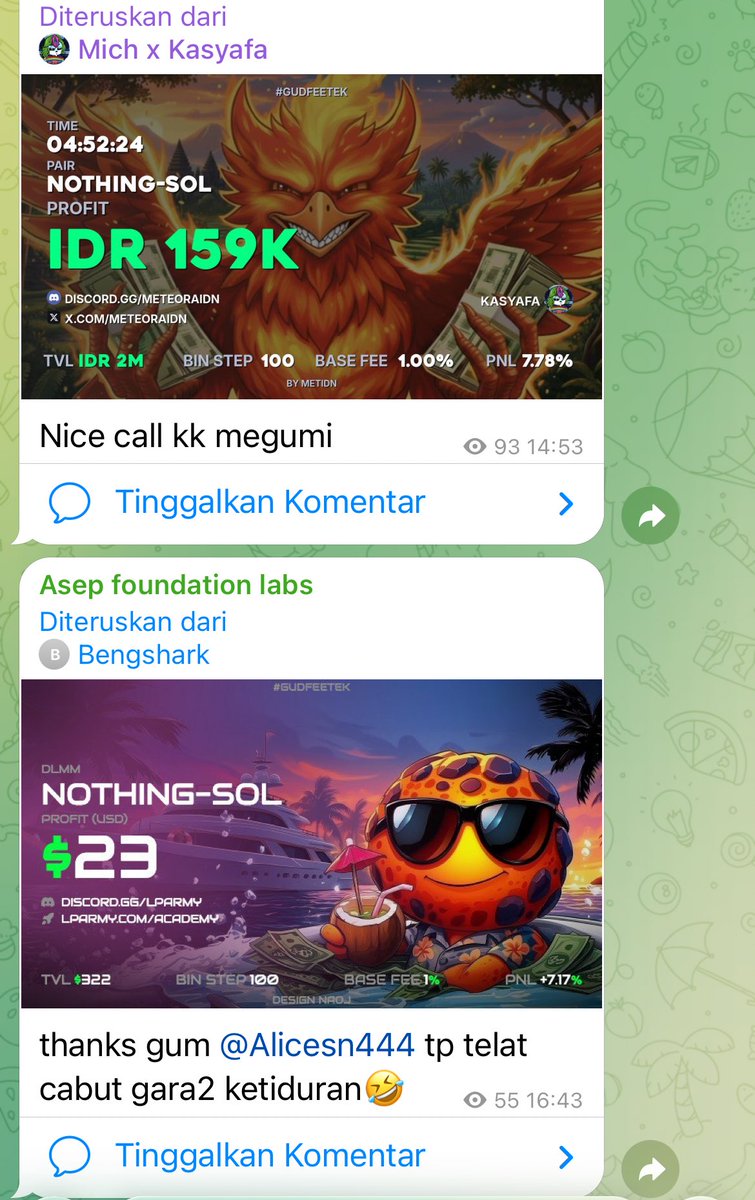 Feels good sharing my analysis and seeing people actually profit from it.
Happy to help, and hope it keeps printing🖨️