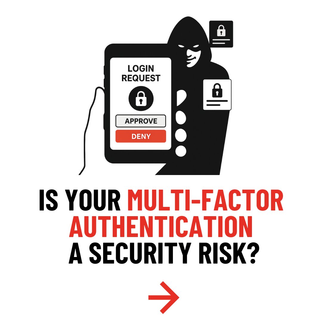 AutomateTech's tweet image. Your Multi-Factor Authentication might be a security risk. 

You probably feel safer knowing your accounts are protected by Multi-Factor Authentication.   

And you should. It’s a big step up from using passwords alone, but here’s the problem most people don&apos;t realize… hackers h