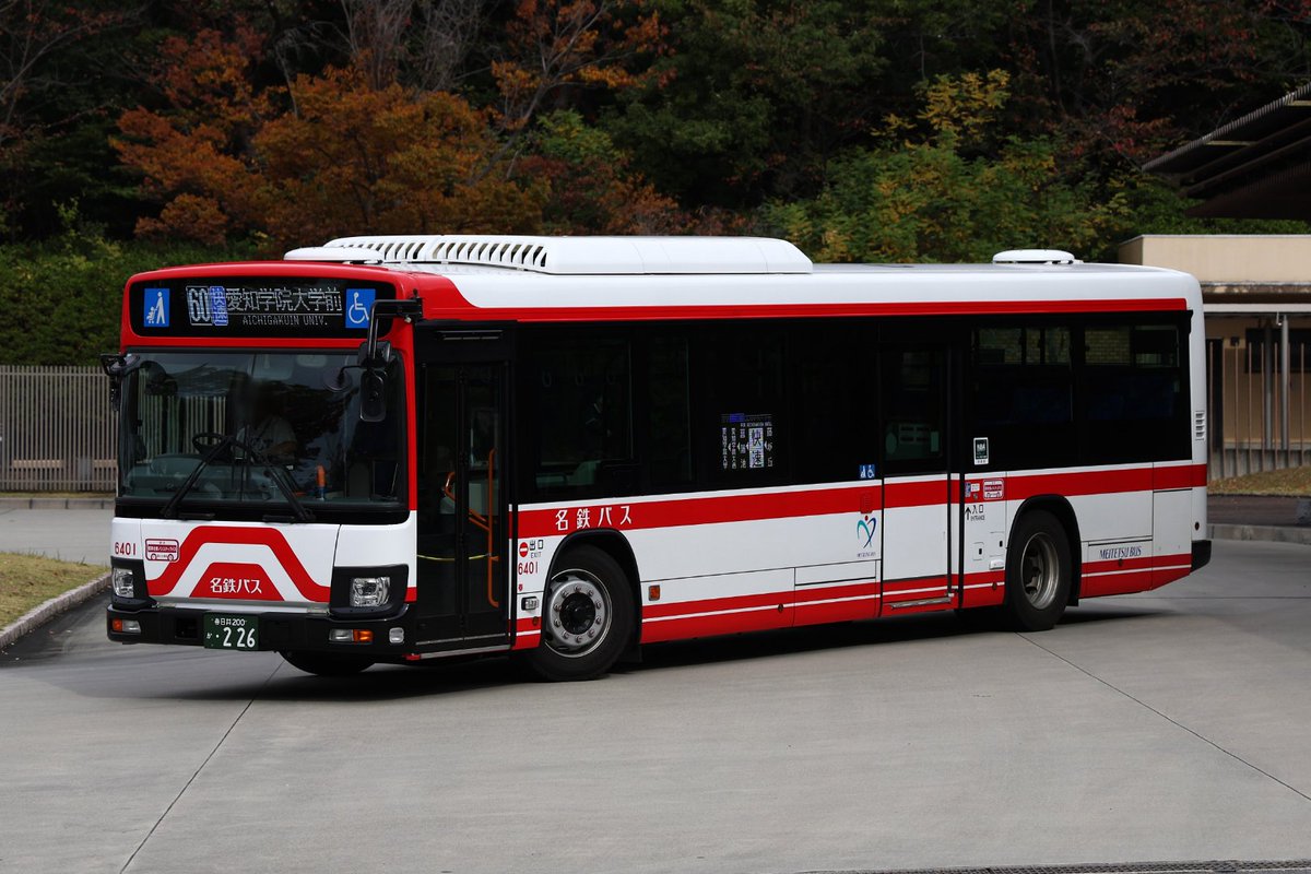 2025/11/13 名鉄バス 6401(春日井) [60]快速 藤が丘-愛知学院大学前