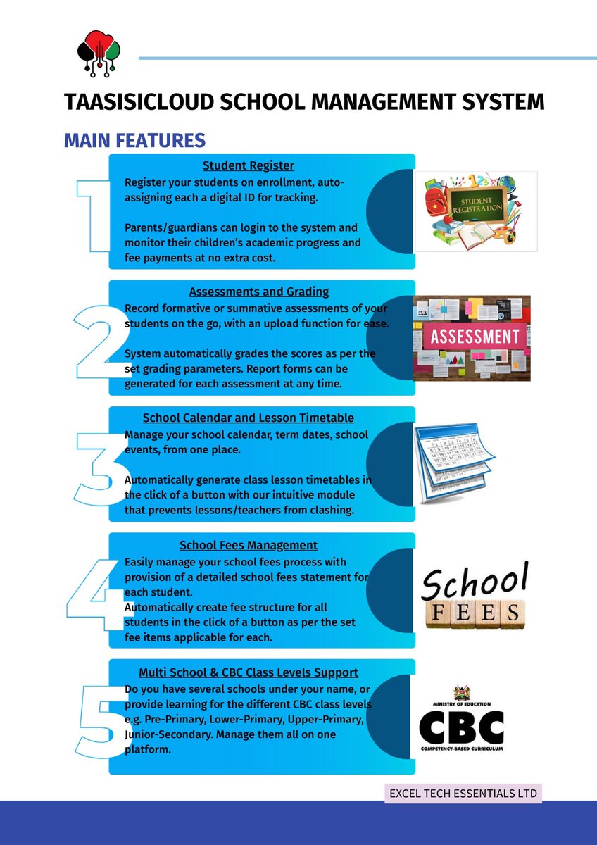 exceltech_ke's tweet image. 🔔 🔔 TaasisiCloud - School Management System 🔔🔔 
Looking for a seamless way of automating processes and managing your school? Talk to us today.
#EssentialApp #EdTech #InnovationAndExcellence #TaasisiCloud #SchoolManagementSystem