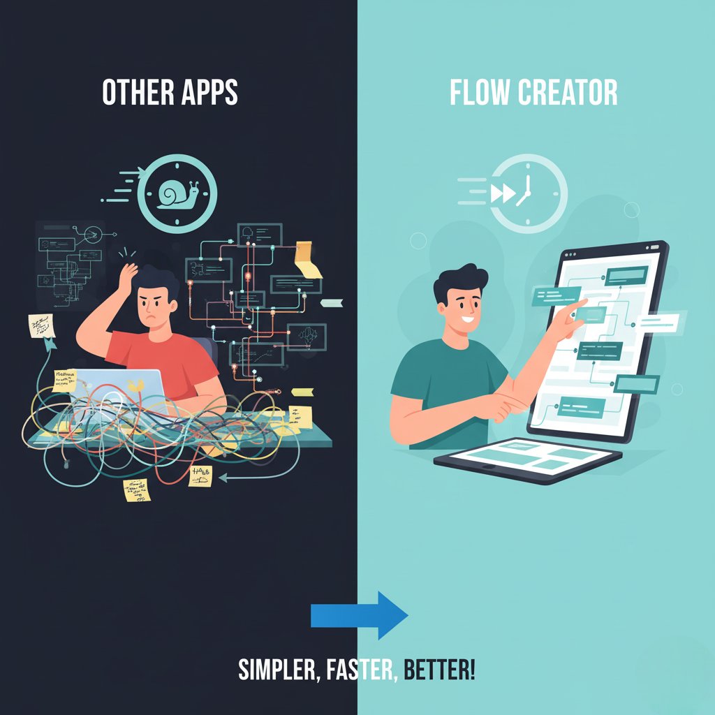 Flow_Creator's tweet image. If your team spends more time writing prompts than creating ideas, you’re slowing down.  

Flow Creator lets you turn imagination into visuals in seconds, simple, fast, and beautiful.  

Keep your creative flow. We’ve got the visuals.