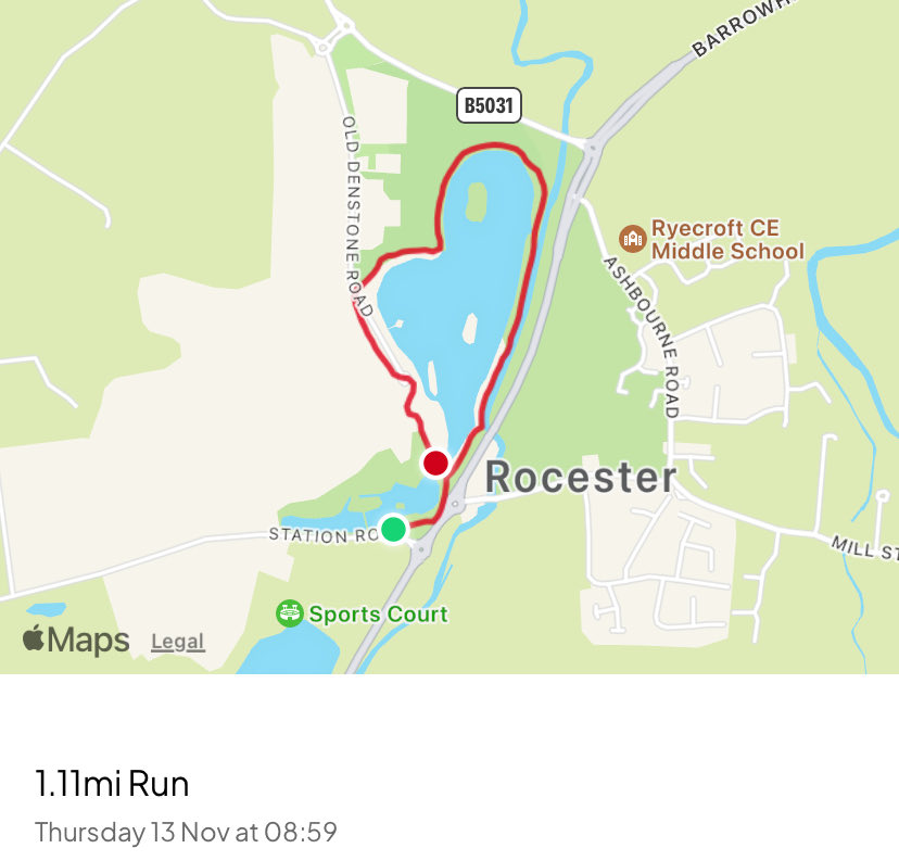 KeithSandie's tweet image. #RunForFun Unfortunately can’t run at present but managed a nice  early morning walk/jog around the lakes. Lovely crisp sunny morning, really enjoyed it. 🏃🤤