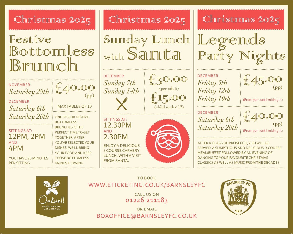 Oakwell Events | Corporate Hospitality Barnsley tweet media