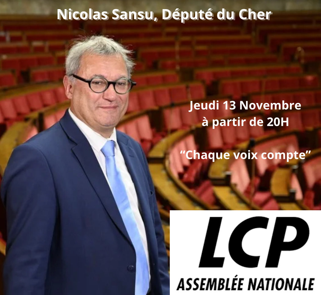 Retrouvez moi ce soir en direct sur LCP