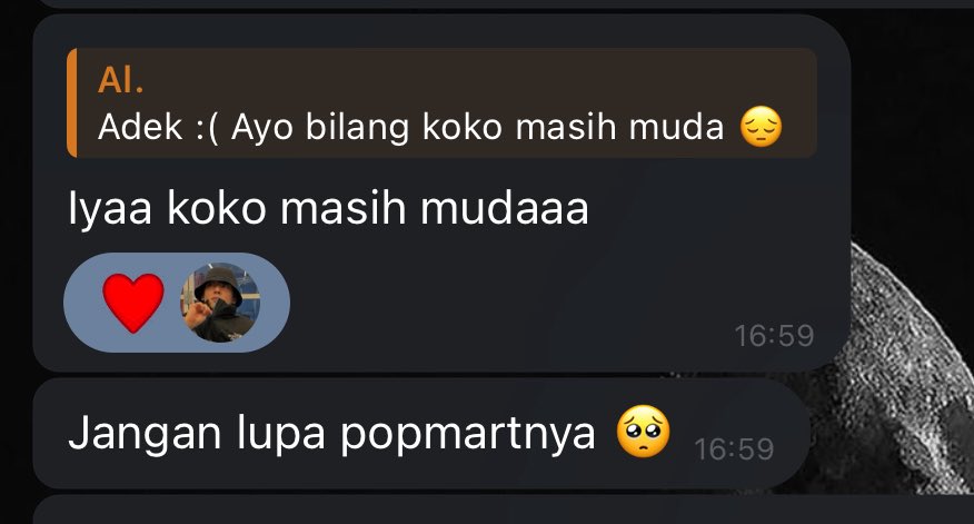 Padahal adek begini 😊