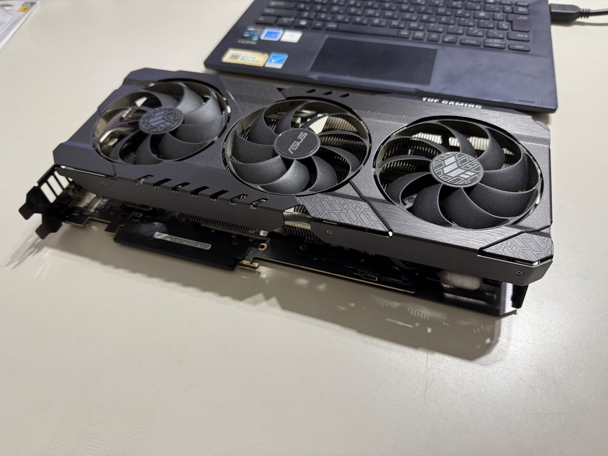 熱暴走気味になって休眠させてたグラボRTX3070の分解修理
