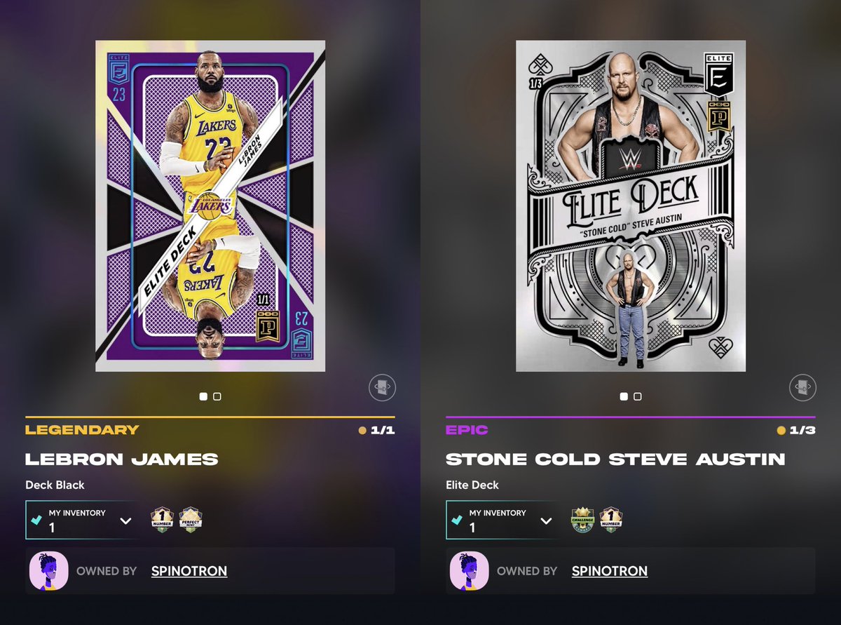 spinotronPC's tweet image. This one liner comment is almost genius. Because Panini version of those deck shaped/themed cards is from the Elite brand. LOL.

#Blockbyblock