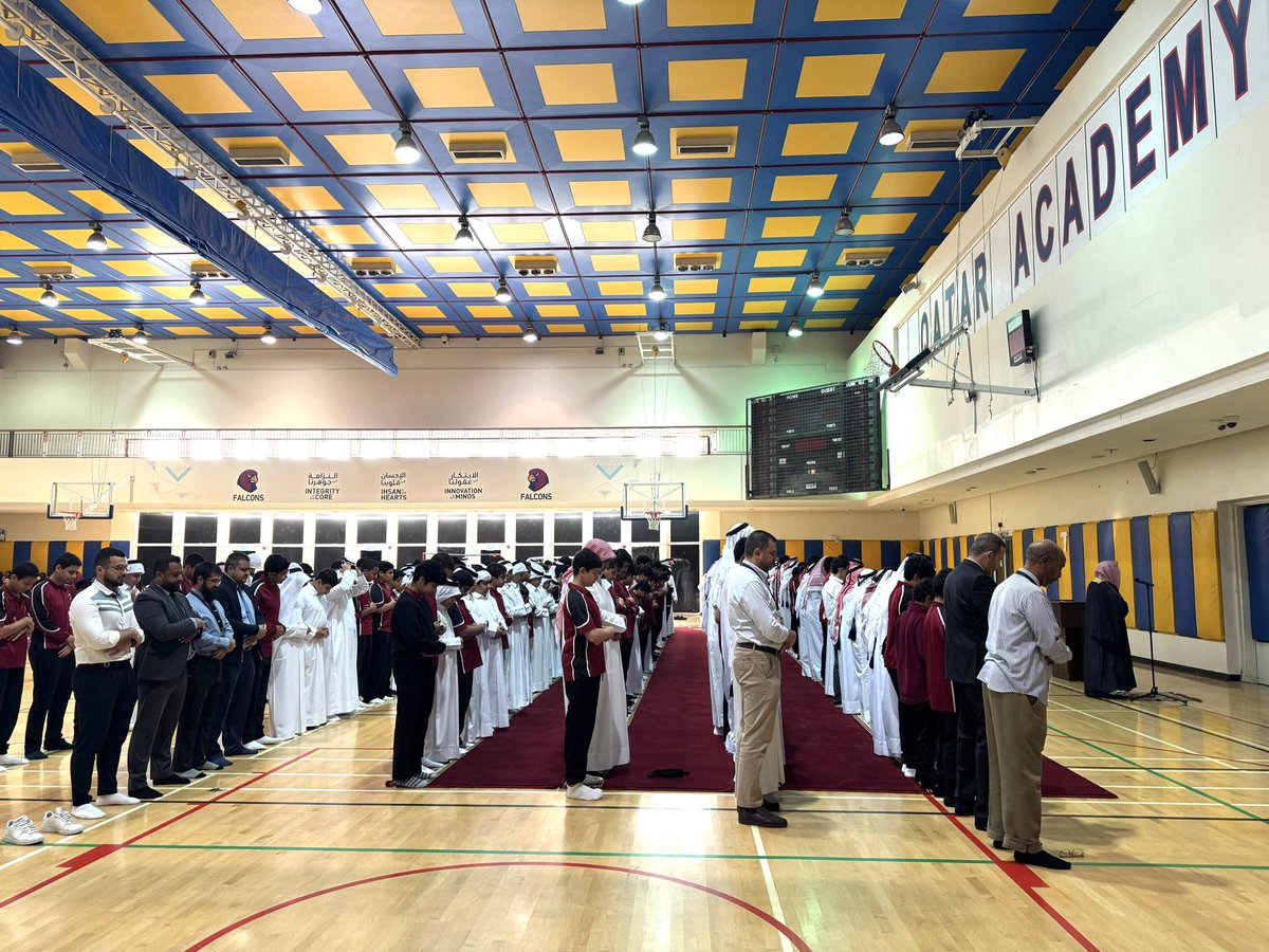 Following the Sunnah of Prophet Muhammad (peace be upon him) the students of QAD performed Salat Al-Istisqa (the Prayer for Rain) this morning
 May Allah accept our prayers and bless us with rainfall. 

#qad_qf
#rainprayer