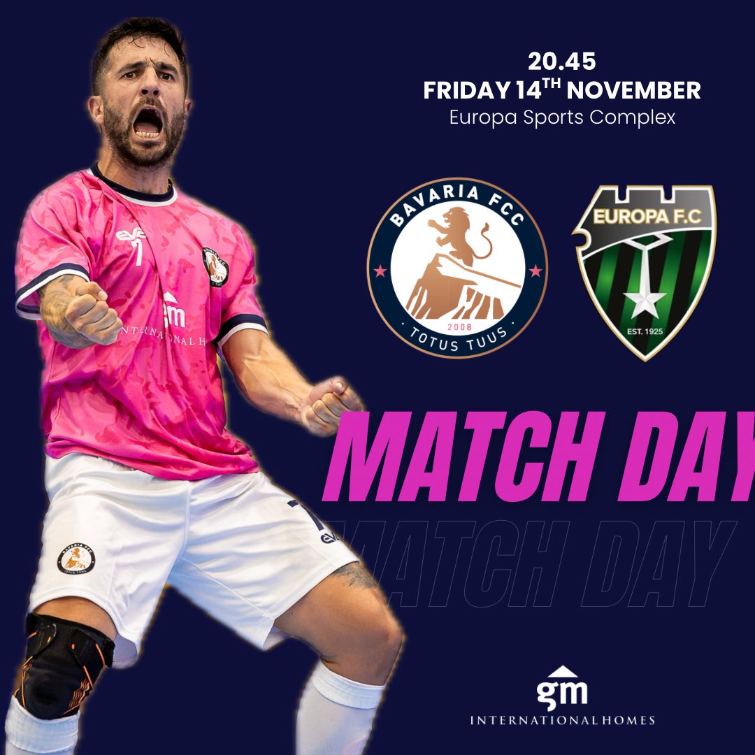 Friday night futsal ⚽️⭐️ 

The first of this weekend’s double header sees us take on reigning playoff winners Europa FC.

#ThePinks | #BavariaFutsal 💕