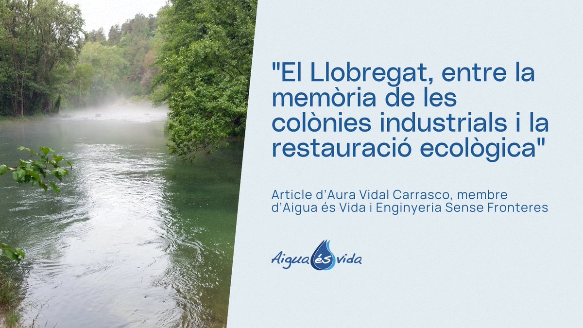 aiguaesvida's tweet photo. El Llobregat, entre la memòria de les colònies industrials i la restauració ecològica ✍️ Article d'@auravidal_

L’article analitza com el Llobregat busca recuperar el seu equilibri ecològic sense perdre la seva memòria industrial.

https://t.co/TglyT7MbhN https://t.co/NoIxtdf13w