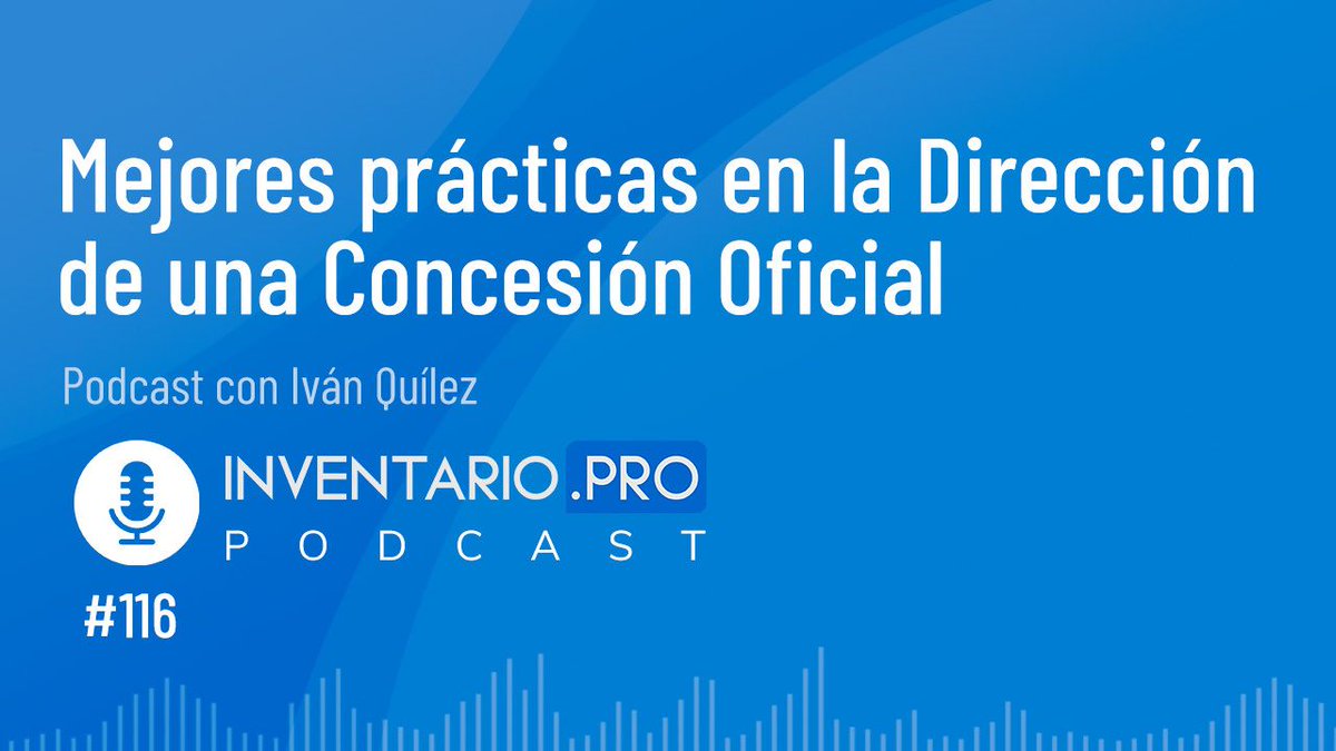 ¿Cómo se dirige eficazmente una concesión oficial?

Iván Quílez comparte mejores prácticas: liderazgo, KPIs clave, cohesión de equipos, procesos eficientes y estrategias de venta digital para mantener competitividad y rendimiento.

🎧 Escúchalo: buff.ly/xe9eLvX