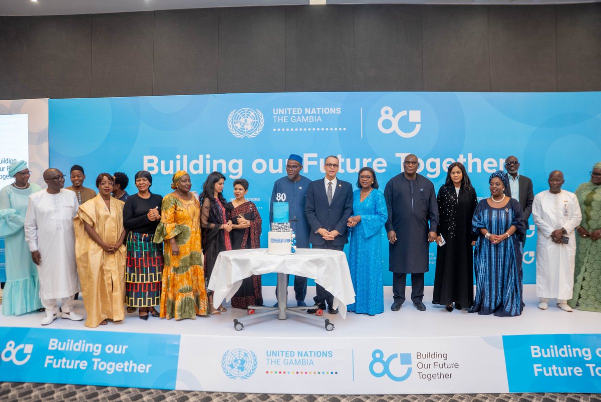 The ceremony was a powerful reminder of the strong bond &amp; partnership between The #Gambia 🇬🇲 &amp; the United Nations 🇺🇳

From peace and sustainable development to inclusive growth, The #Gambia continues to champion efforts to leave no one behind and accelerate #SDG progress.

#SDGs