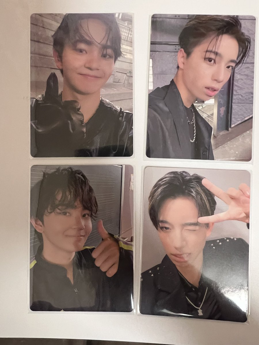 __yuut0911's tweet image. THELASTPIECE
トレカ交換

求))ユウタorカンタ　買取

譲))ゴイチ　タイキ

郵送、手渡し交換可能です！
 #ラスピ交換
#BMSG交換