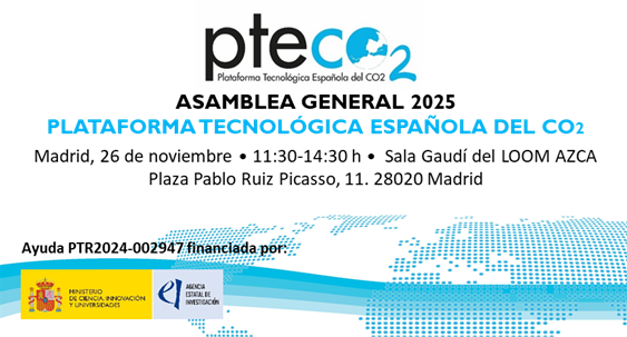 pteco2's tweet photo. ¡Edición 2025 #AsambleaPTECO2!
Este evento anual volverá a ser punto de encuentro de todos los profesionales que impulsan las #tecnologíasCAUC para la gestión #CO2. Con el apoyo de @AgEInves Proyecto PTR2024-002947
🗓️26/11
⏰11:30
📍LOOM Azca (Madrid)
https://t.co/x3fmGHaL0U https://t.co/EphHK1eP4j